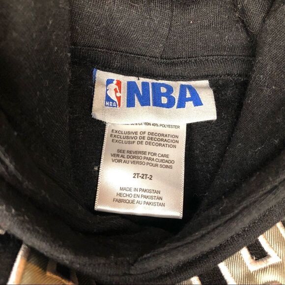 NBA San Antonio Spurs Toddler Boys Hoodie 2T - Picture 3 of 4